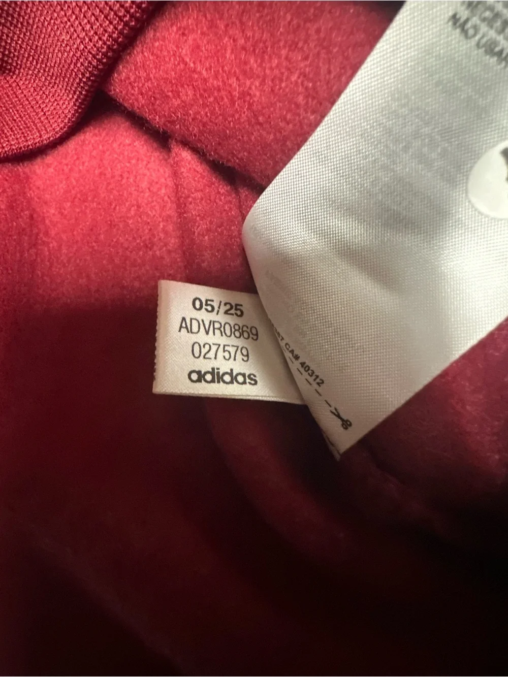 NWT adidas Men's Boucle Fleece Crewneck Sweatshirt College Burgundy Medium